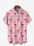 Men's Christmas Funny Graphic Short Sleeve Hawaiian Shirt